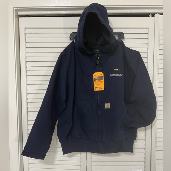 Carhartt J130 Washed Duck Insulated Active Jacket Gemplers Navy Blue Size XL - Picture 1 of 13